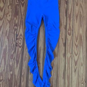 ALO Yoga Royal Blue Mesh Leggings